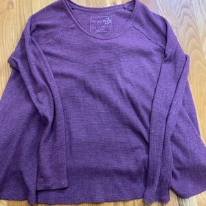 We The Free Purple Long Sleeve Top
